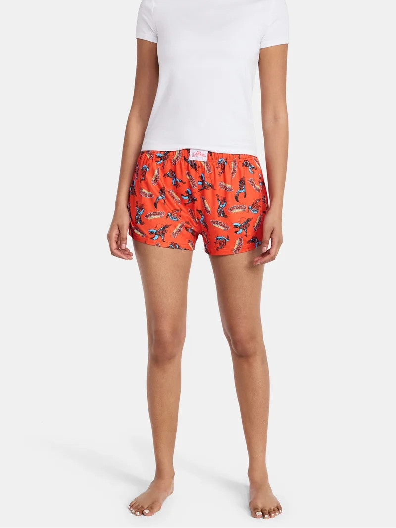 Spider-Man Women's Jersey Knit Sleep Shorts, 2-Pack, Sizes XS-3X | Walmart (US)