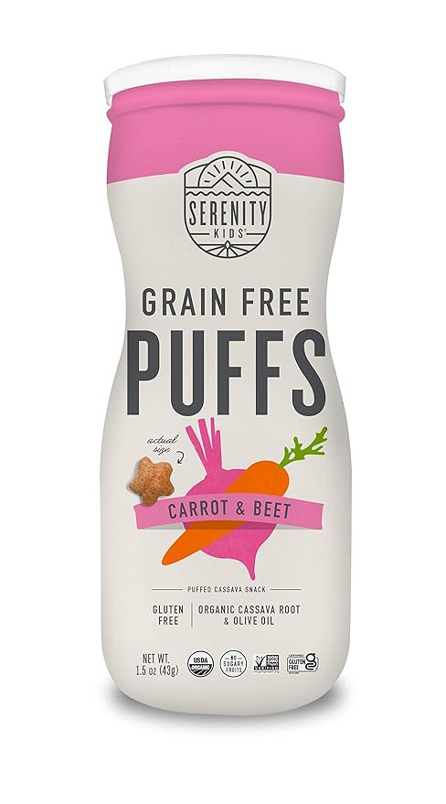 SERENITY KIDS Carrot Beet Veggie Puffs, 1.5 OZ | Amazon (US)