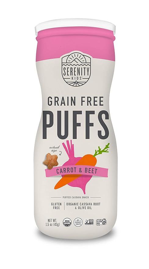 SERENITY KIDS Carrot Beet Veggie Puffs, 1.5 OZ | Amazon (US)