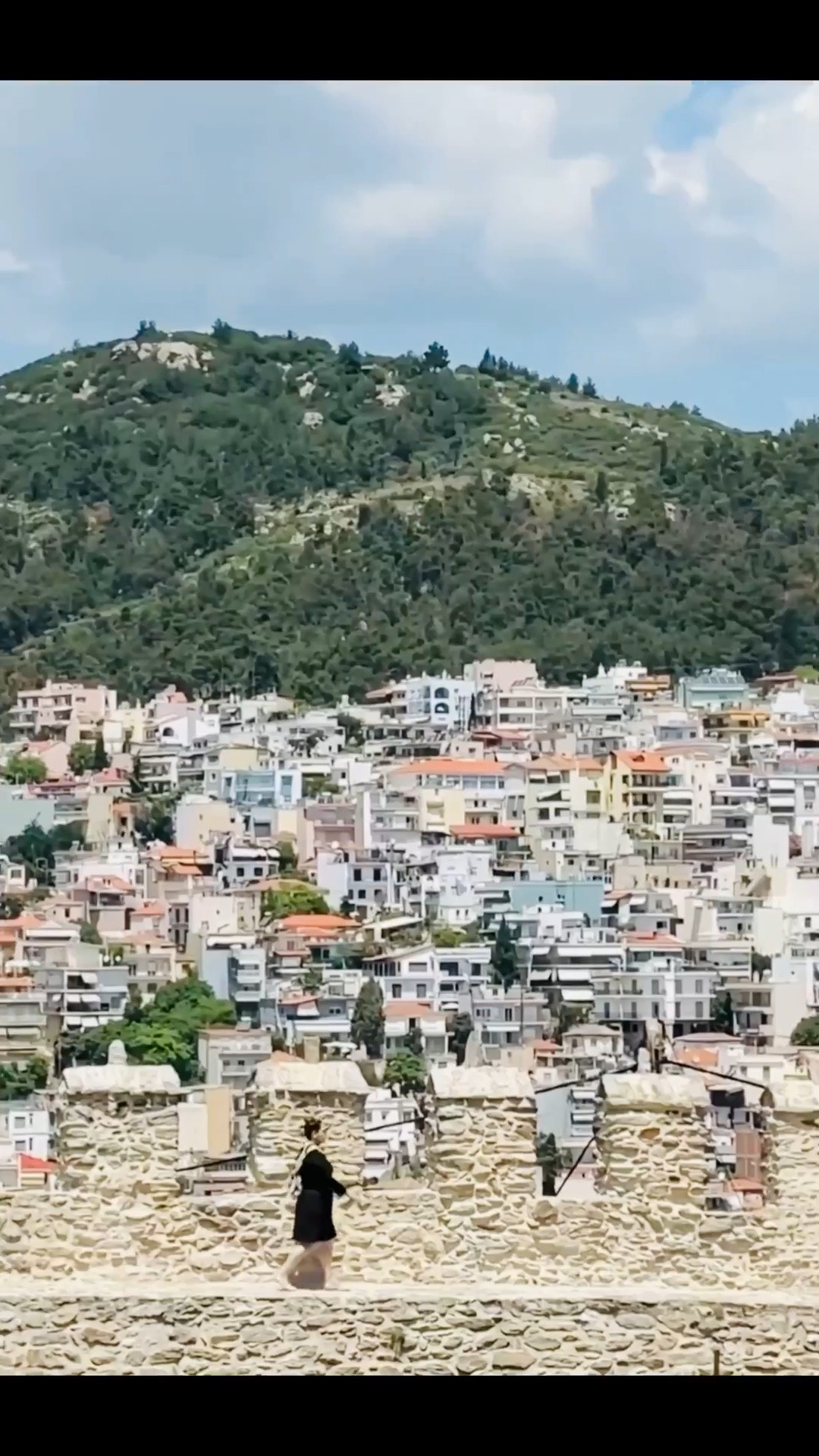 Yes, you can climb castle walls and explore ancient ruins in dresses and skirts 💯

Like here in Kavala, far off the beaten path in Greece.

Since I wear dresses and skirts exclusively (except for workouts), I pack clothes with flow, flare, and/or stretch.

Chic, comfortable, foldable Tieks ballet flats also come on every trip.

⭐️ 20% off @Spanx  sitewide thru the LTK app until March 15! Linking similar to my sold-out ponte dress

#LTKSpringSale #LTKdayinmylife #LTKTravel