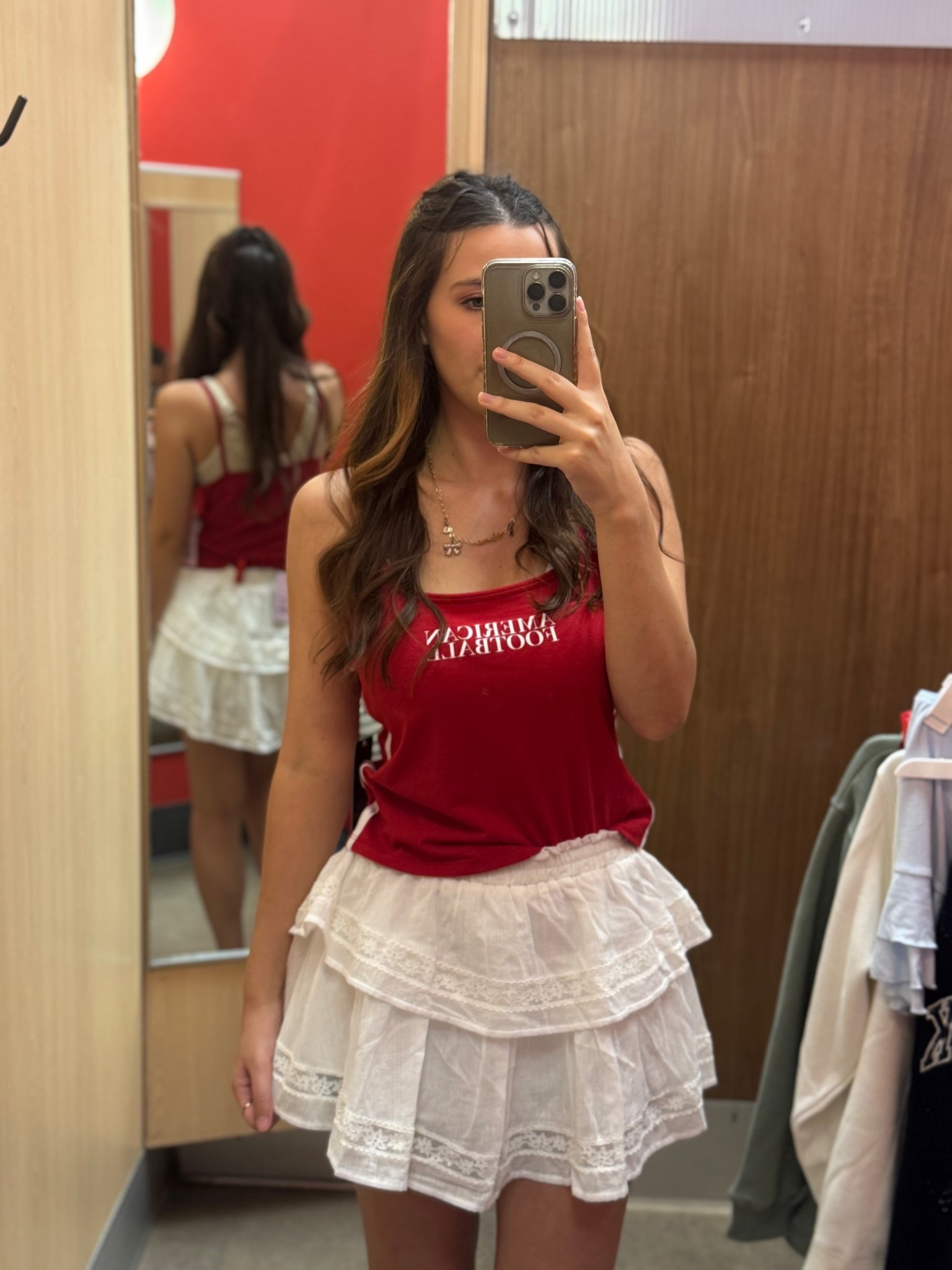 Target game day football outfit
I’m wearing a medium in the top and small in the skirt, but I feel like I could’ve sized down in the top


#LTKSeasonal