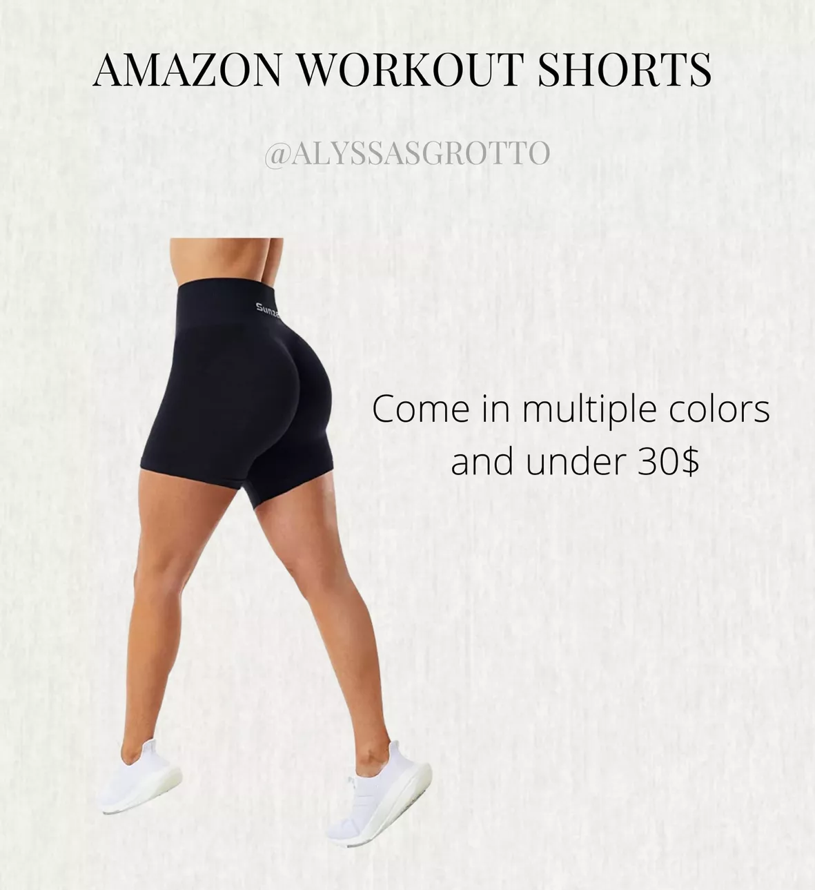 Sunzel Butt Scrunch Seamless Shorts, Womens 5 Inch Workout Shorts