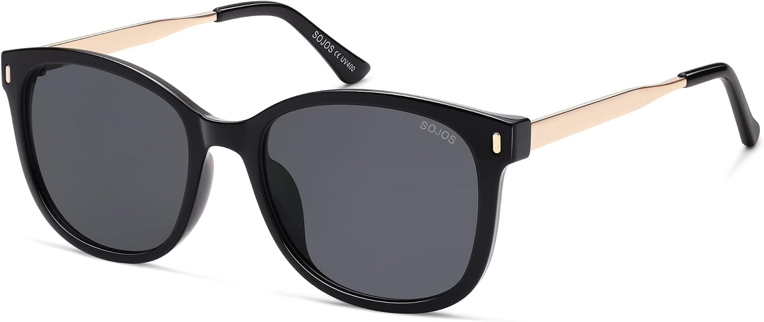 SOJOS Classic Oversized Square Polarized Sunglasses for Women SJ2640 | Amazon (US)
