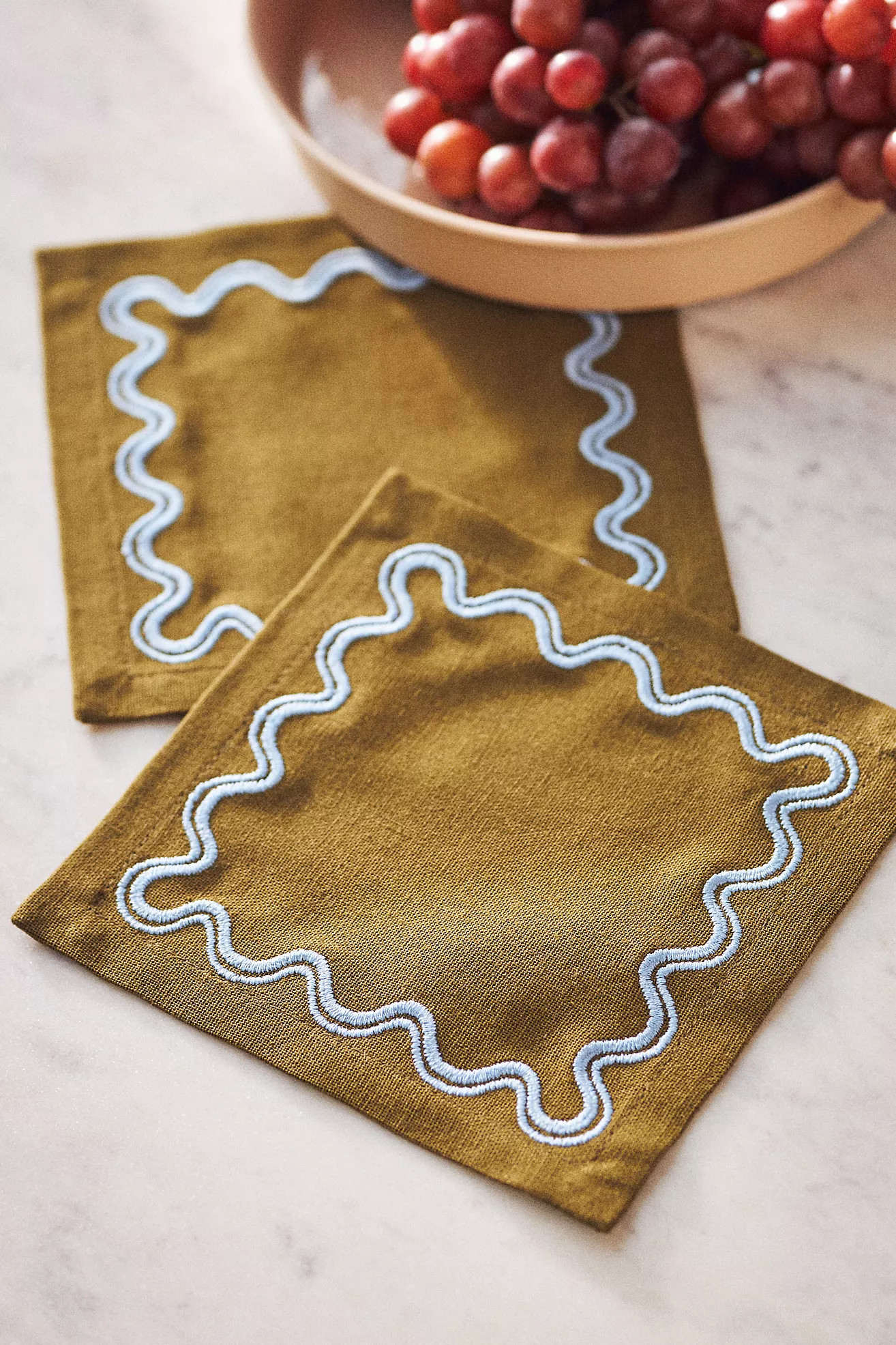 Madeline Cocktail Napkins, Set of 4 | Anthropologie (US)