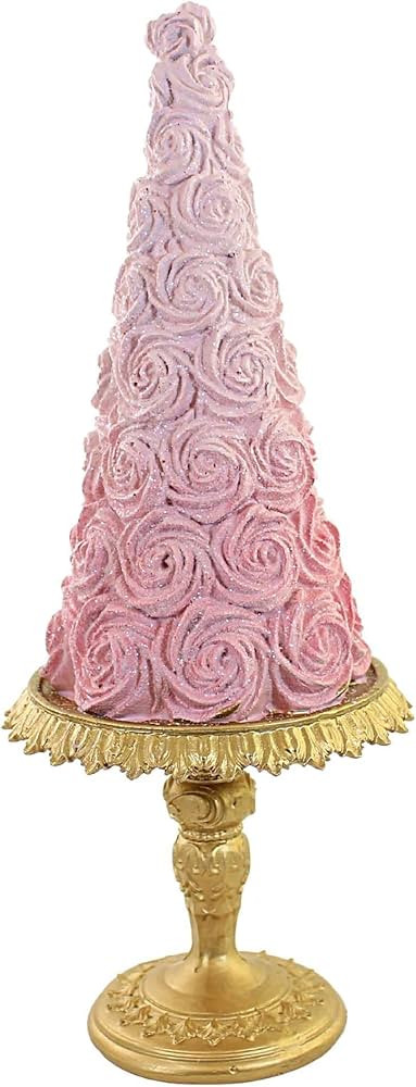 December Diamonds 12.5" Pink Rosette Tree | Amazon (US)