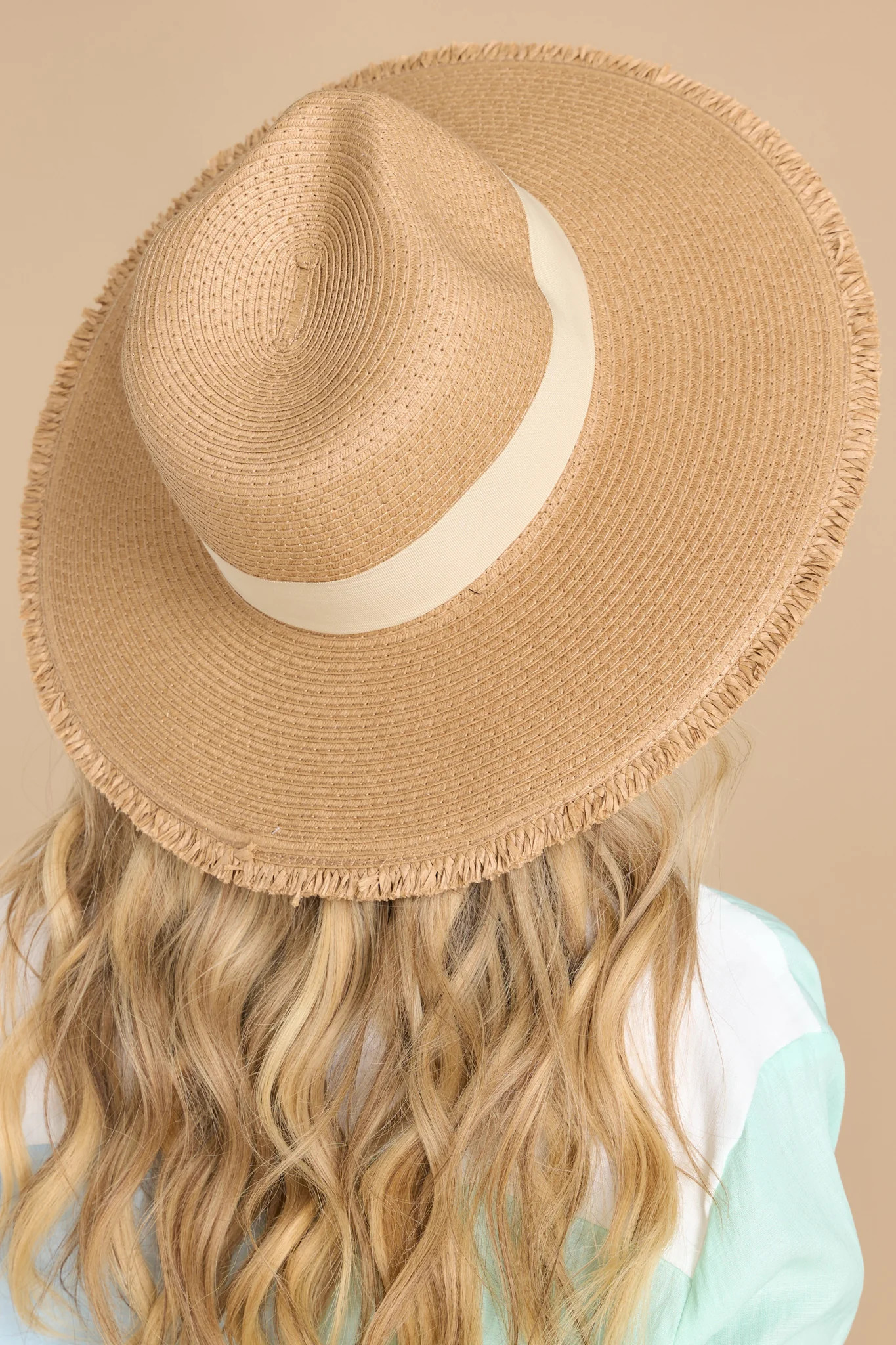 Gorgeous Garden Tan Hat | Red Dress 