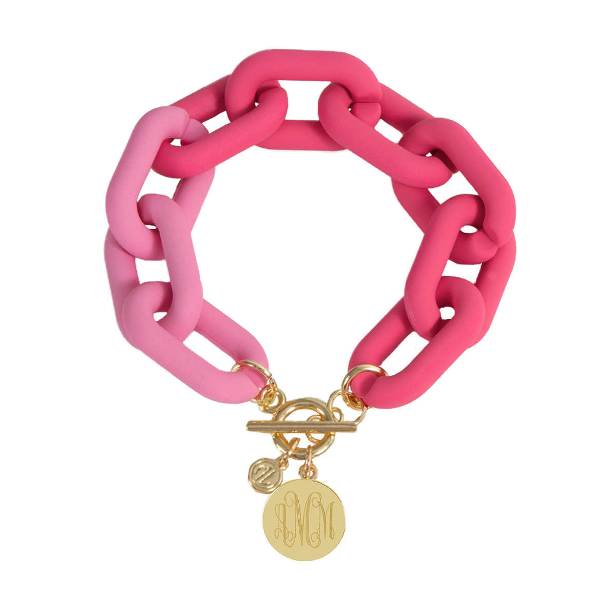 Monogrammed Acrylic Link Bracelet | Marleylilly