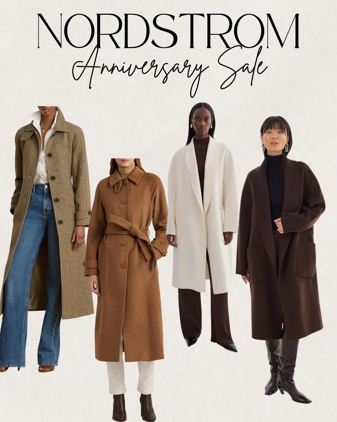 Browsed over 100 pages of the Nordstrom sale so you don’t have too. Here were the long coats I loved 😍