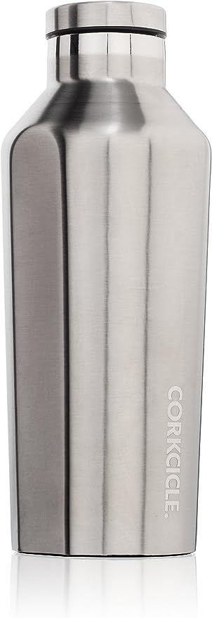 Corkcicle Canteen | Triple Insulated Stainless Steel Water Bottle | Reusable | Leakproof… (9oz ... | Amazon (UK)
