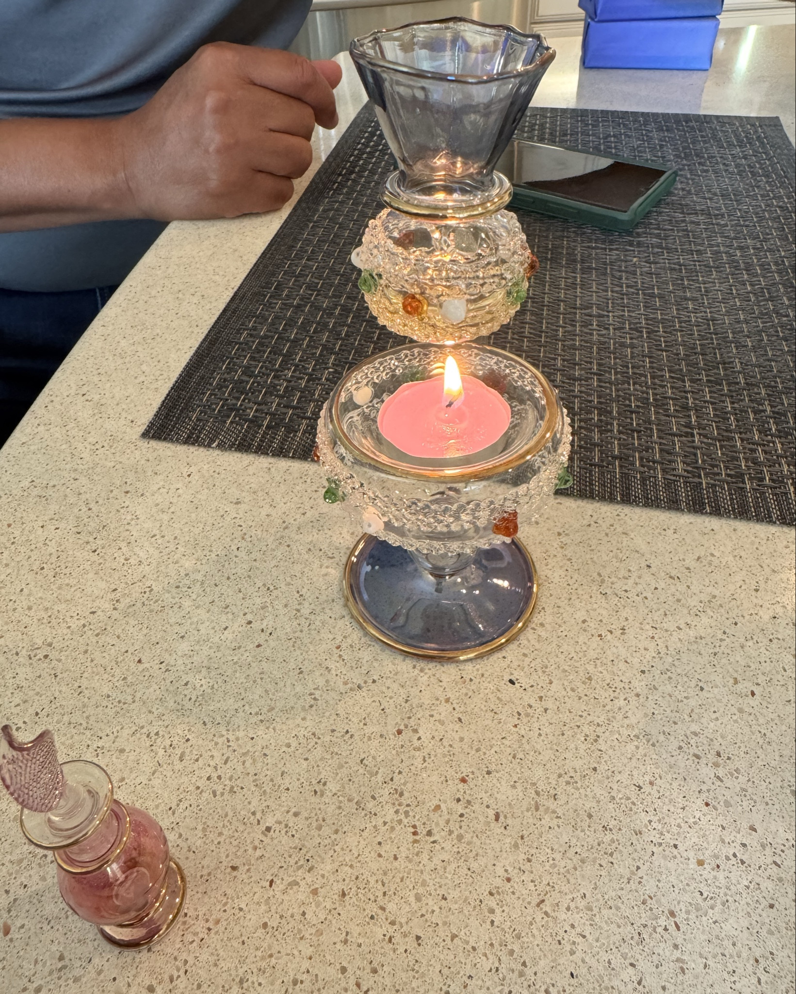 Egyptian oil lamp it smells. The whole house is a really strong fragrance a great item to have in your home to burn oil.

#LTKTravel #LTKHome #LTKSeasonal