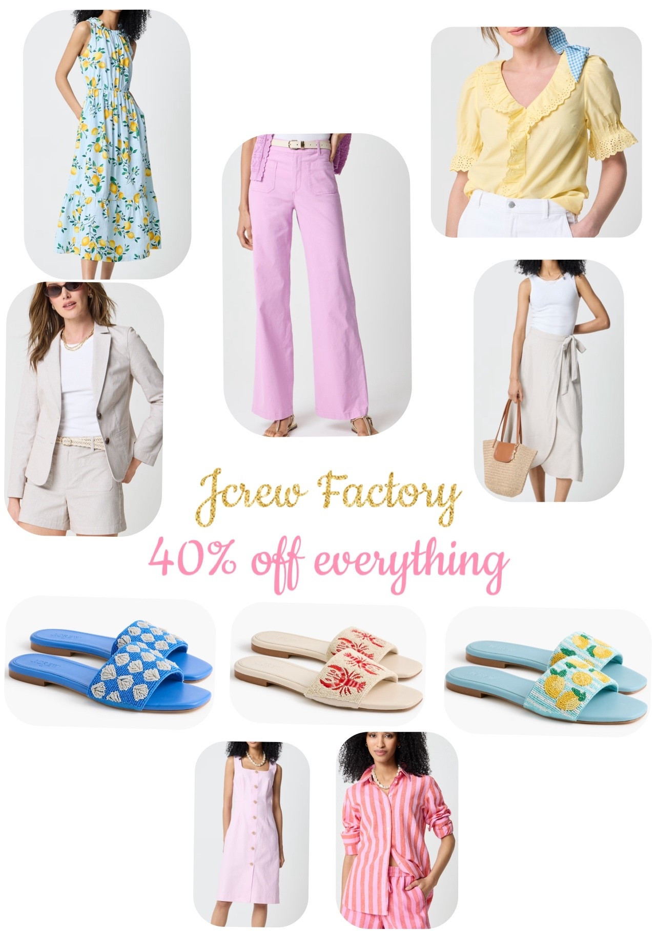 Jcrew Factory is on sale, including new arrivals! They have 40% off everything and an extra 20% off orders over $125! I am loving this lemon dress and will be adding this to my closet! 

#LTKSaleAlert #LTKSeasonal #LTKootd