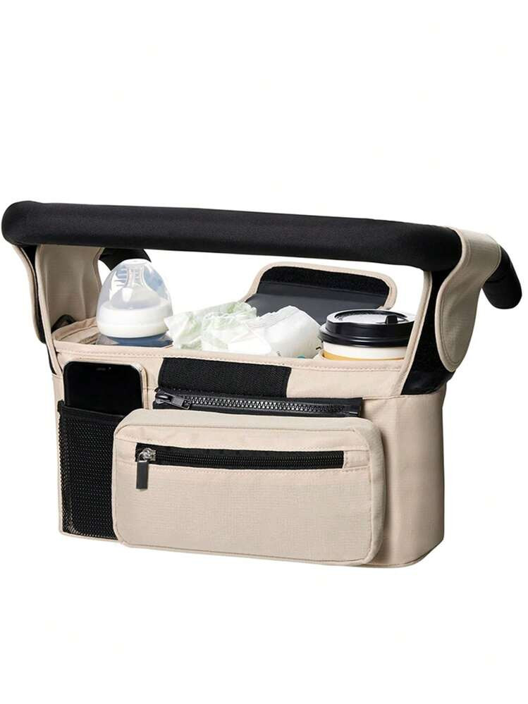 1pc Stroller Hanging Bag, Diaper & Feeding Bottle Storage Pouch, Multifunctional Tote Shoulder Ba... | SHEIN