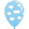 Clouds Latex Balloons - Bag of 10 Size 11 inches Air or Helium Fill | Amazon (US)