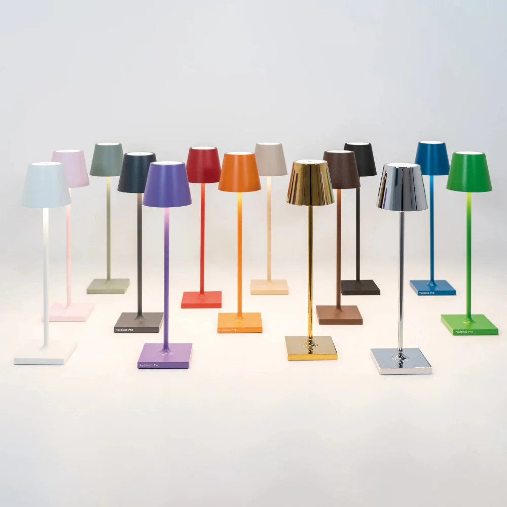 Zafferano Poldina Pro 10.8"" Micro Cordless Rechargeable Table Lamp | Sabavi Home