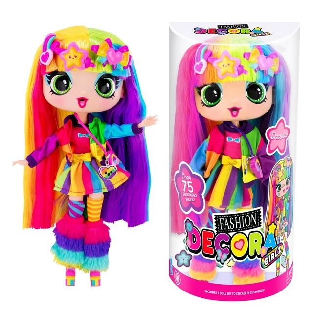 Decora Fashion Girlz 'Decora' Character 11-inch Poseable Doll: Unleash Your Style & Creativity! | Walmart (US)