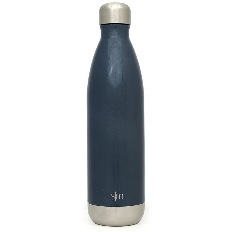 Simple Modern Wave 25 oz Deep Ocean Double Wall Vacuum Insulated Stainless Steel Water Bottle wit... | Walmart (US)
