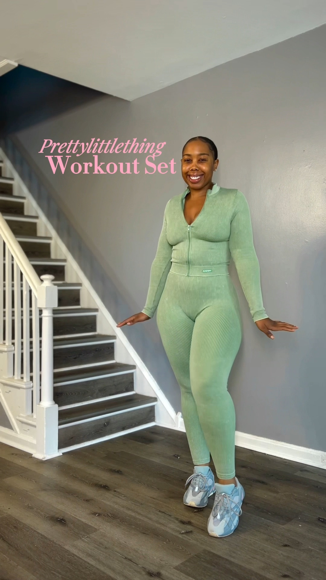 Ladies, SIZE DOWN in these leggings. I'm wearing a medium but could've gotten a small. VERY STRETCHY!!

#LTKfitness #LTKmidsize #LTKstyletip