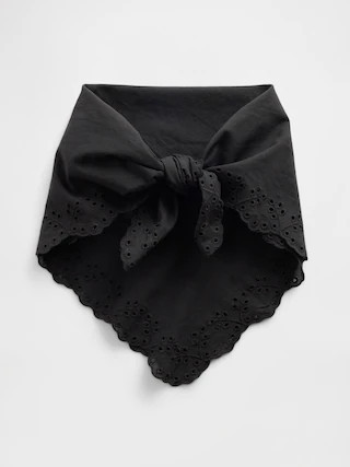 100% Cotton Eyelet Bandana Scarf | Gap (US)