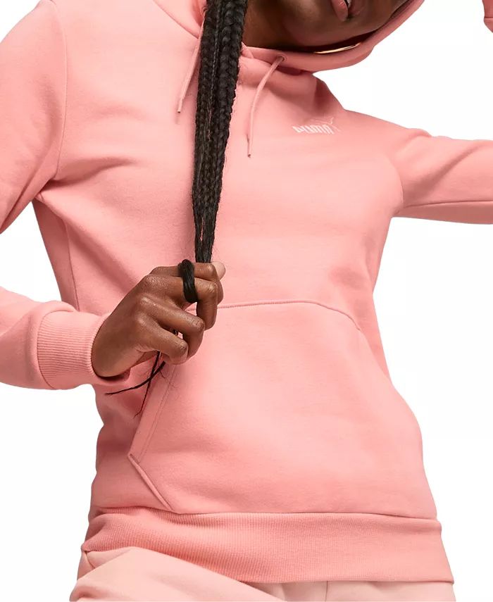 Women's Essentials Embroidered Hooded Fleece Sweatshirt | Macy's