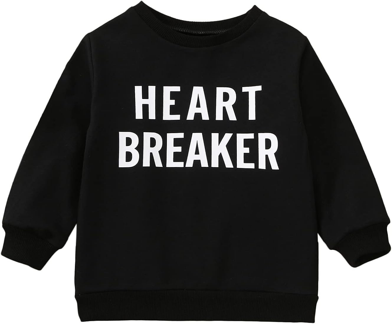 Kayotuas Toddler Valentines Day Shirt for Boys Girls Cute Letter Print Long Sleeve Top Crewneck S... | Amazon (US)