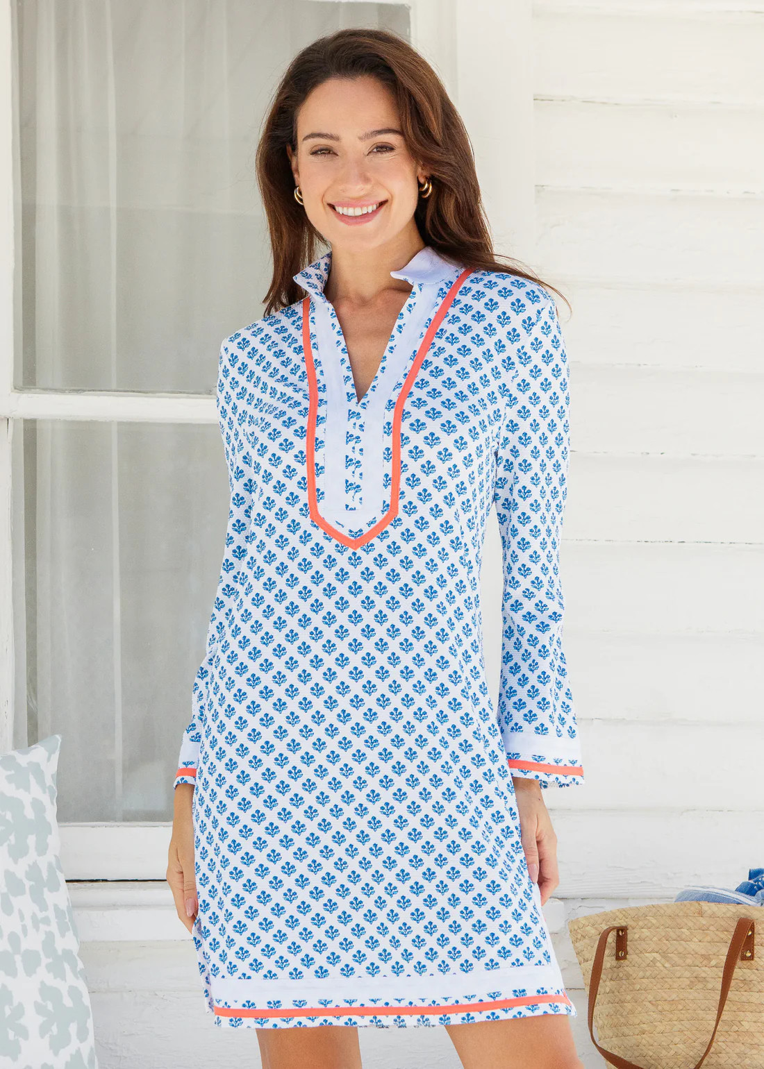 Harbor Pique Tunic Dress | Cabana Life