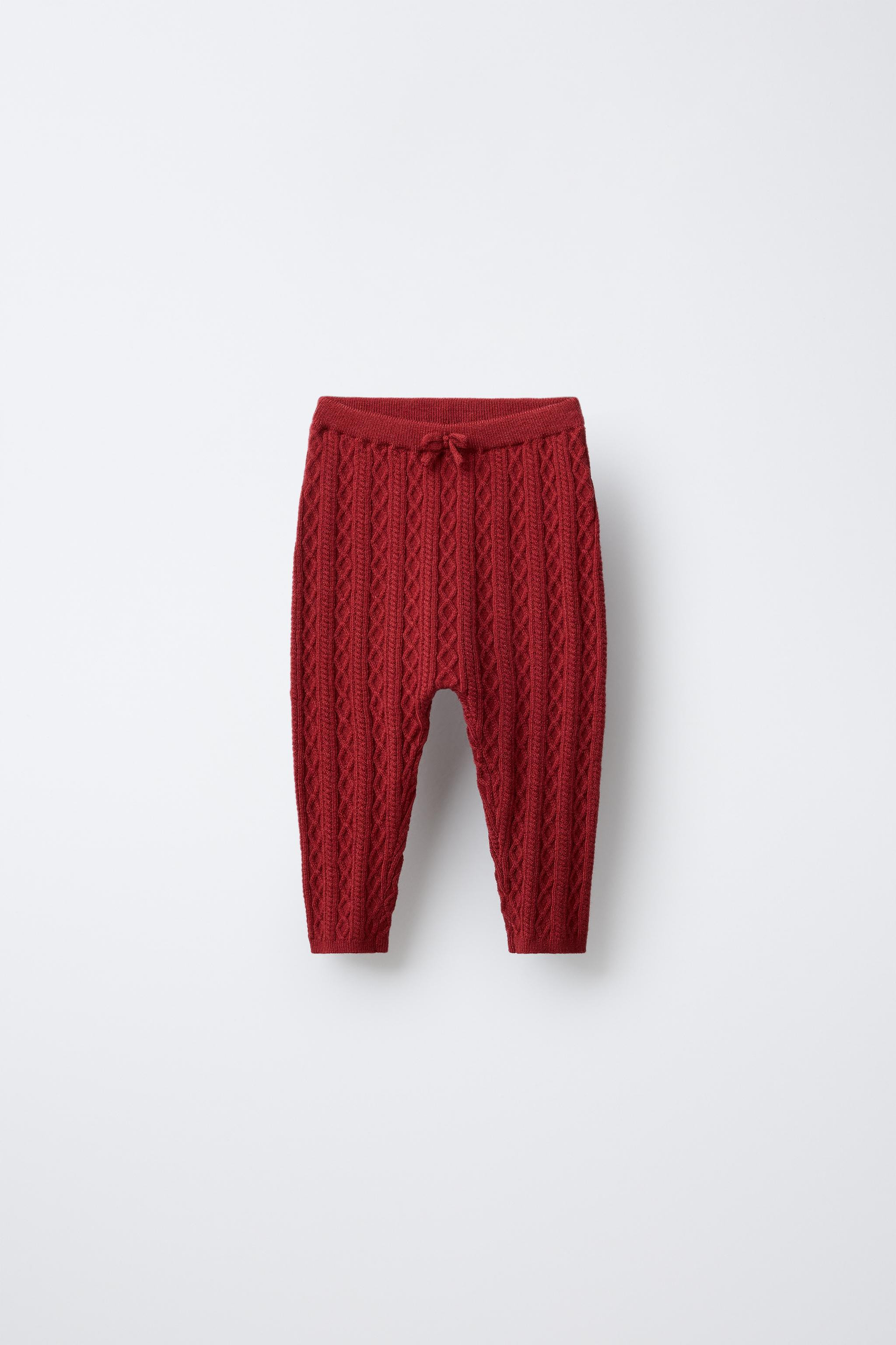 CABLE KNIT LEGGINGS | Zara US