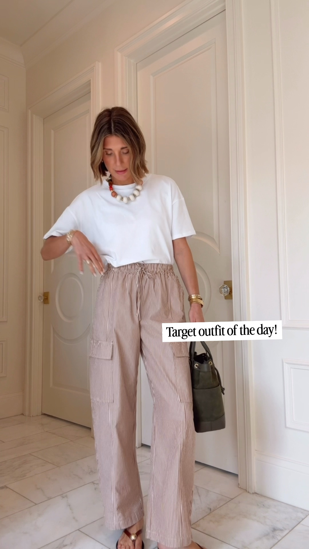 Outfit of the day! These @Target pants are SO cute and only $35 🤍 wearing size xs 

#LTKootd #LTKSeasonal