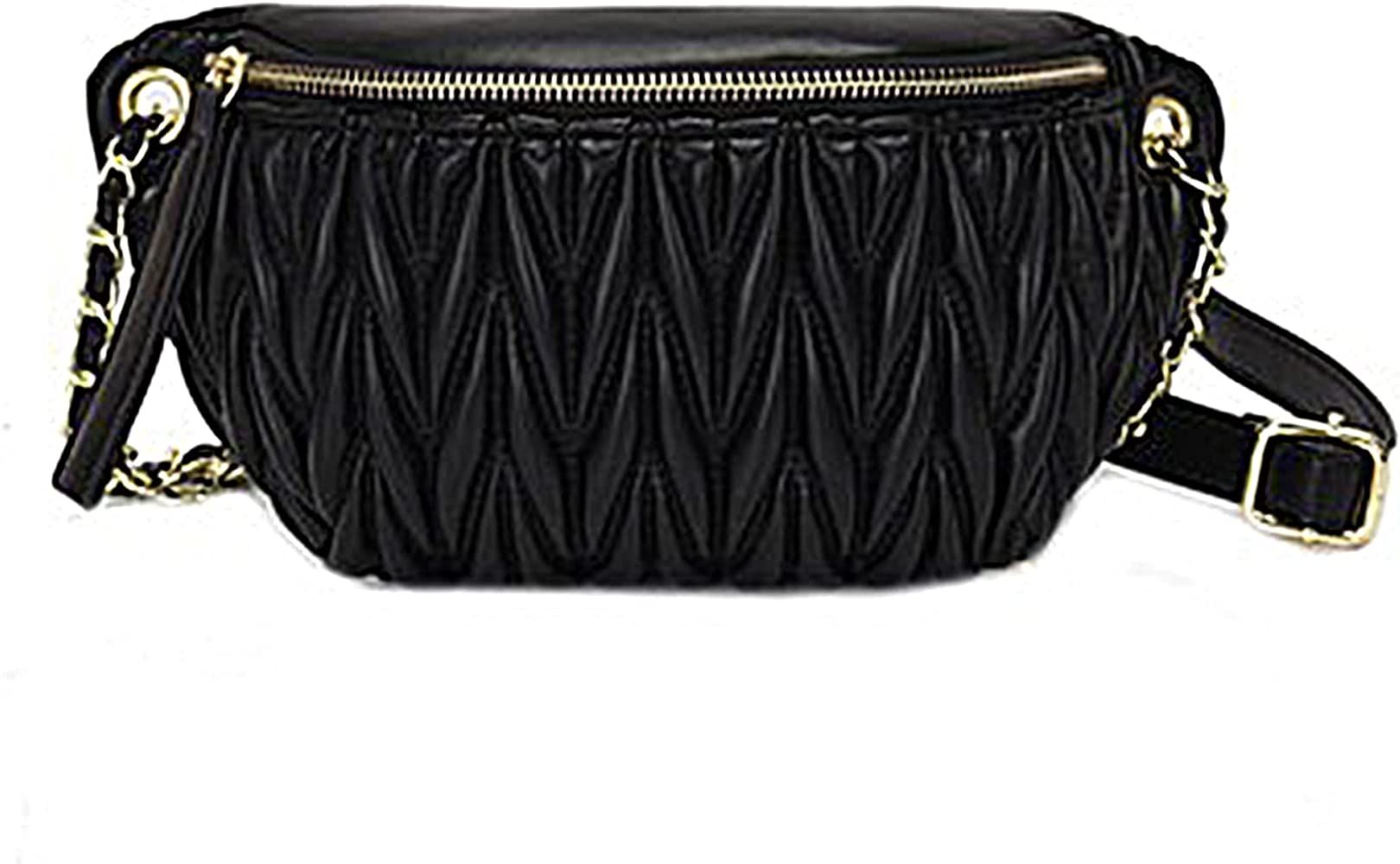 Shoulder Waist Bag for Women Crossbody Fanny Packs Fashion Quilted Chest Bag for Ladies(Waist Crossb | Amazon (US)