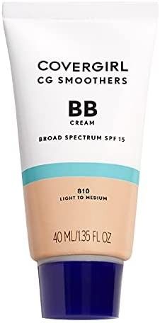 COVERGIRL Smoothers Lightweight BB Cream, 1 Tube (1.35 Ounce), Light to Medium 810 Skin Tones, Hydra | Amazon (US)