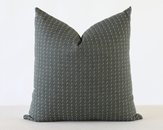 Green Patterned Pillow Emerald Green Pillow Cover Boho | Etsy | Etsy (US)