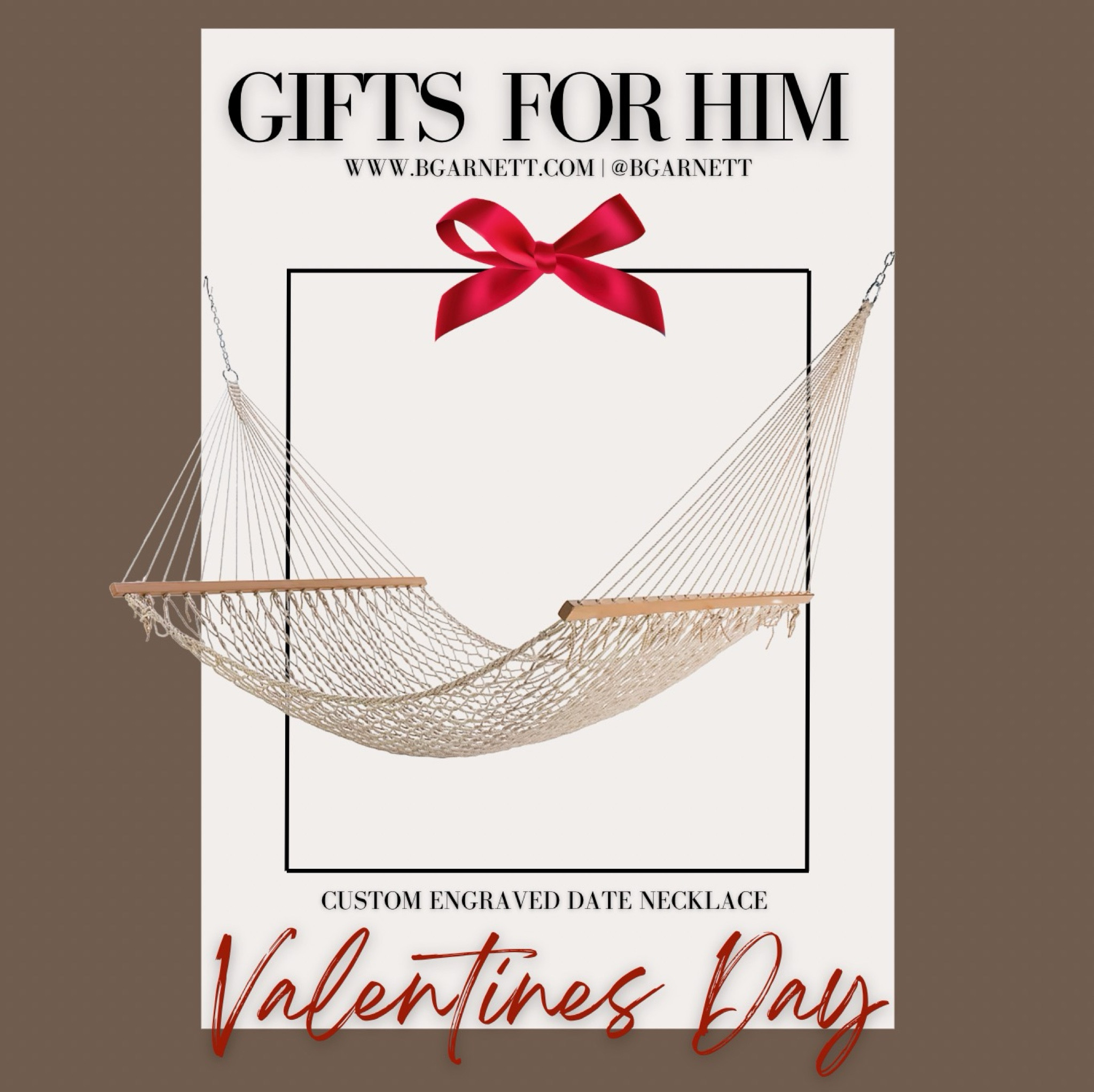 Sean has mentioned wanting a hammock more then once the past few weeks so I’m sharing a Few I’ve been comparing 

Gifts for him | Valentine’s Day gifts | Valentine’s Day gifts for him | gifts for husband | gifts for boyfriend | porch decor | porch furniture | hammock 

#LTKWatchNow #LTKGiftGuide #LTKMens