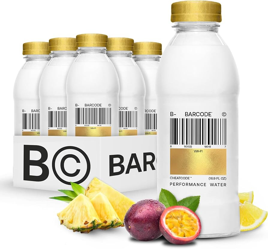 Barcode Premium Sports Hydration Drink, CheatCode, 12 Pack - No Added Sugar, Plant-Based Beverage... | Amazon (US)