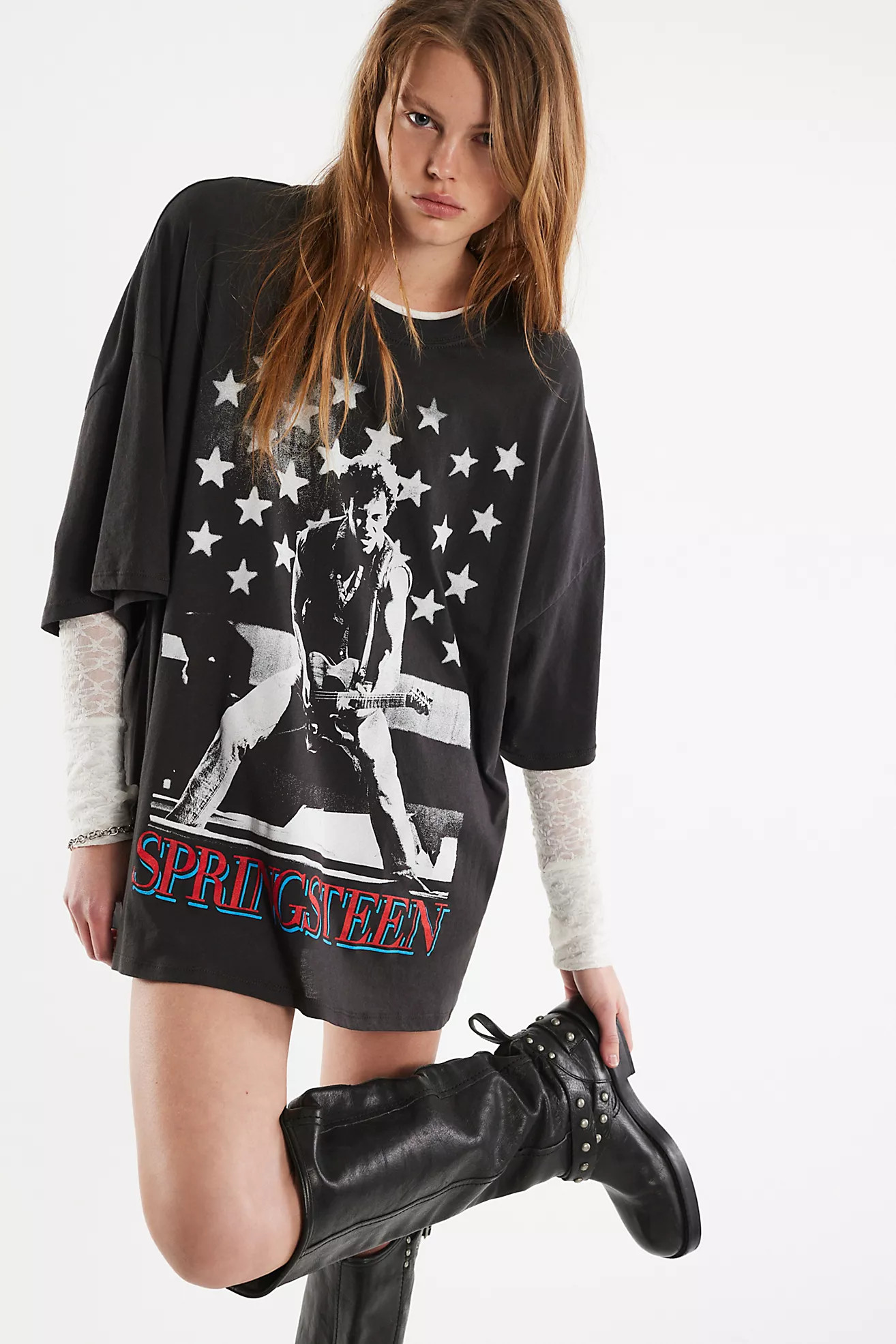 Bruce Springsteen Photo Tissue Tee | Free People (Global - UK&FR Excluded)