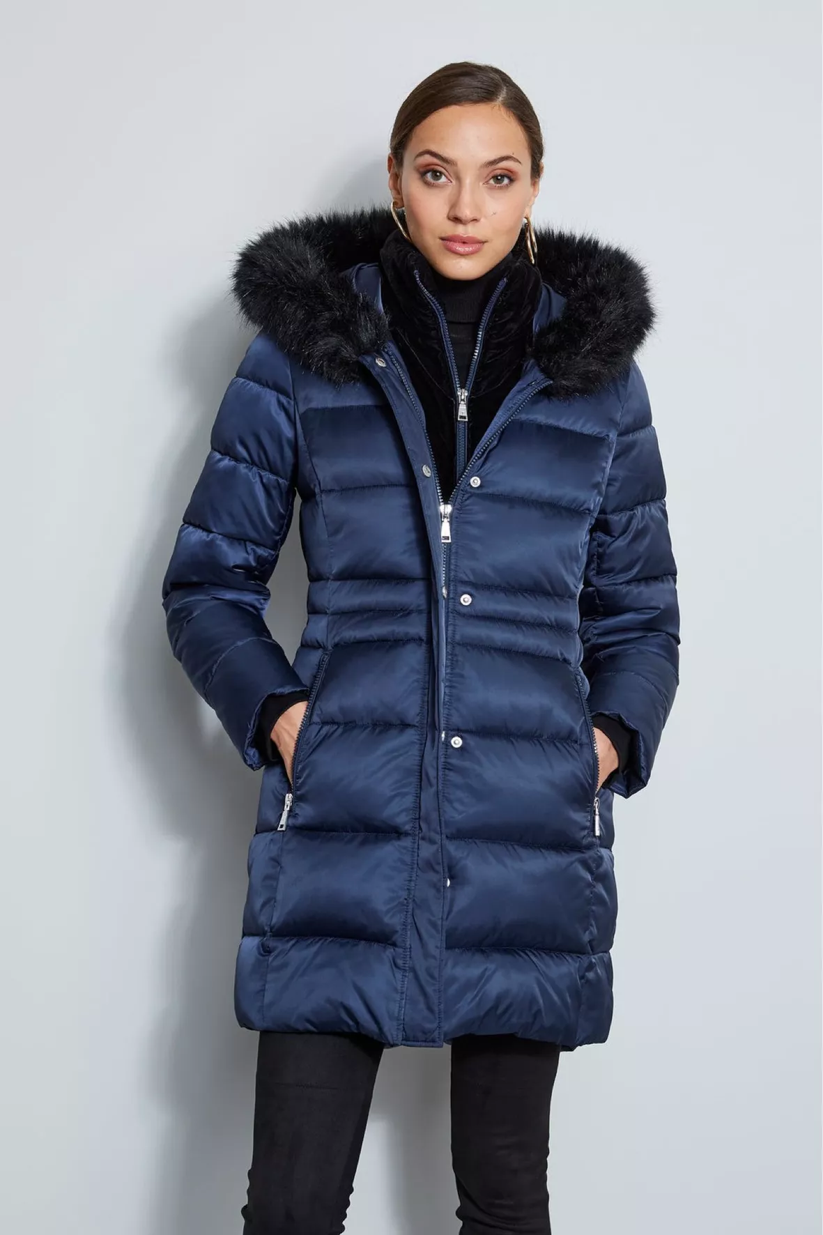 Women's Faux-Fur-Trim Hooded … curated on LTK