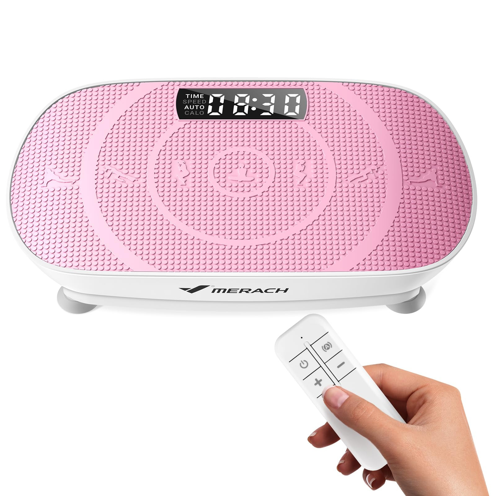 MERACH Vibration Plate Exercise Machine, Curved Vibration Plate for Lymphatic Drainage Weight Los... | Amazon (US)