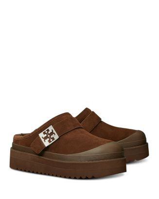 Tory Burch Women's Mellow Shearling Platform Clogs  | Bloomingdale's Shoes | Bloomingdale's (US)