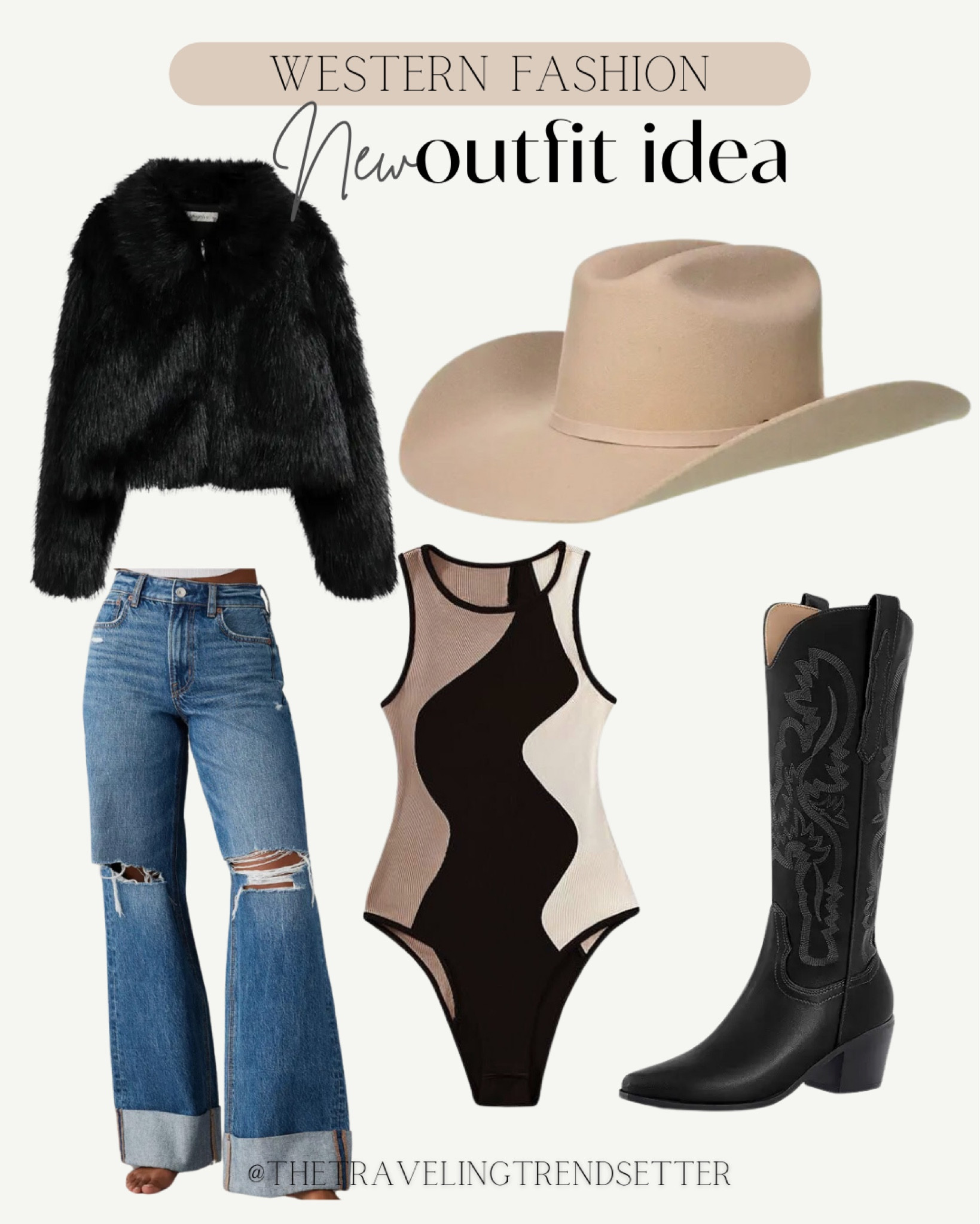 Winter concert outfit idea - bodysuit - a
Amazon - jeans - boots - hat 

#LTKfindsunder50 #LTKfindsunder100 #LTKstyletip