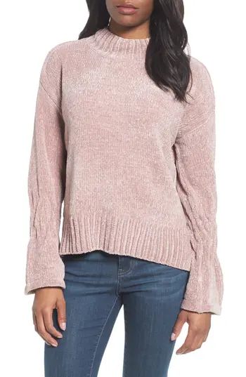Women's Rdi Bell Cuff Sweater, Size X-Small - Pink | Nordstrom