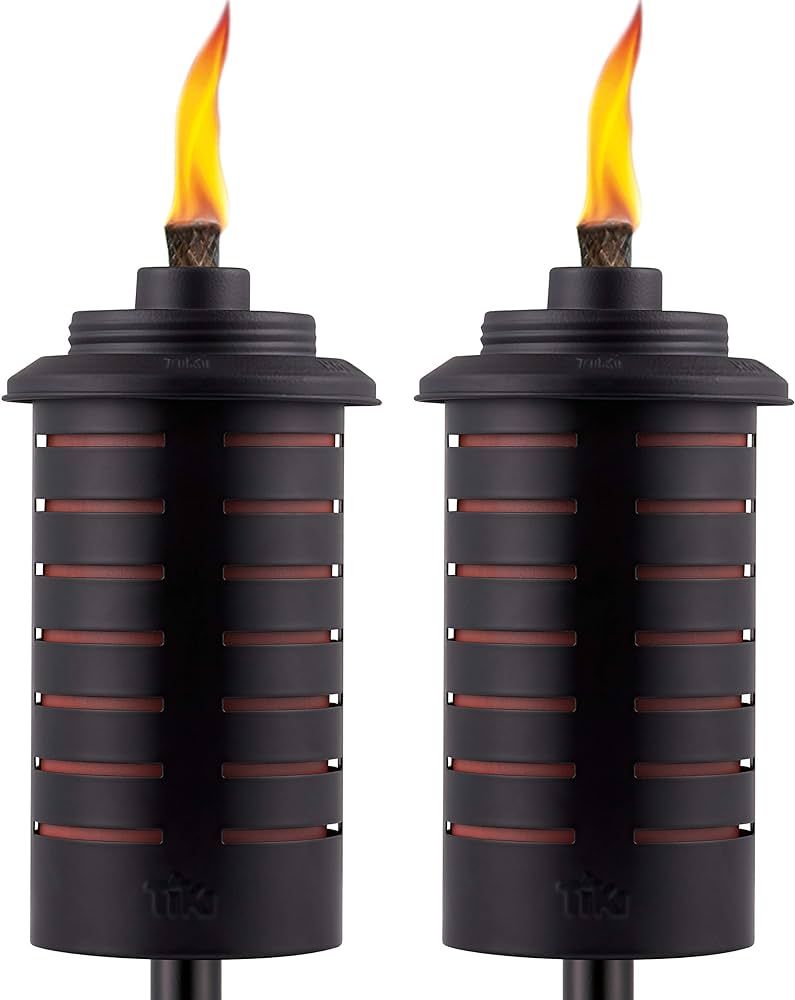 TIKI Brand Easy Install 65 Inch TIKI Torch, Outdoor Decorative Lighting for Lawn Patio Backyard, ... | Amazon (US)
