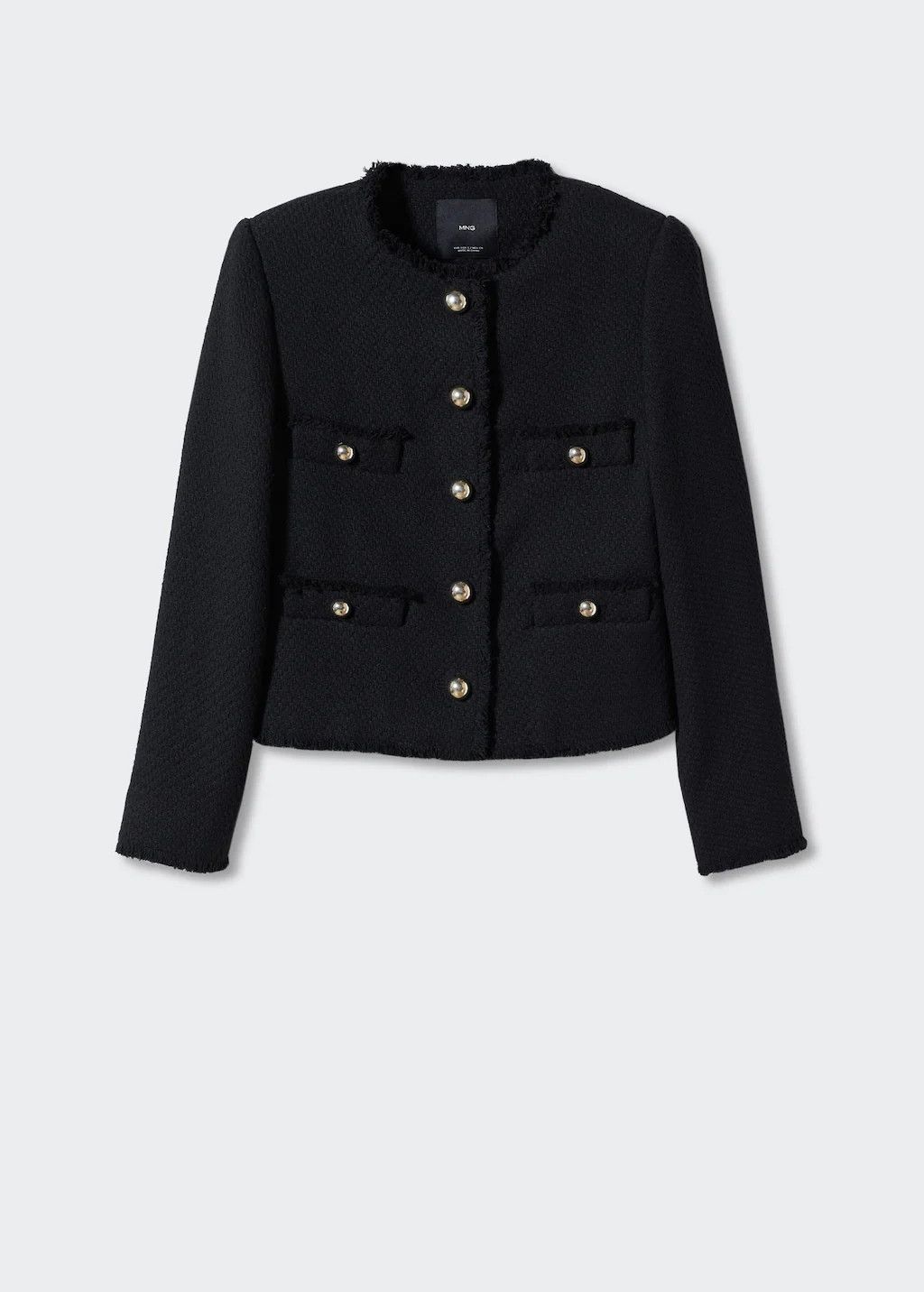 Pocket tweed jacket

Cotton-blend fabric. Tweed fabric. Straight design. Short design. Rounded neck. | MANGO (US)