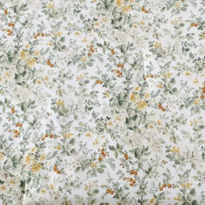 Laura Ashley Country Meadow Cotton Comforter-Sham Set, Gold, Full/Queen | Belk