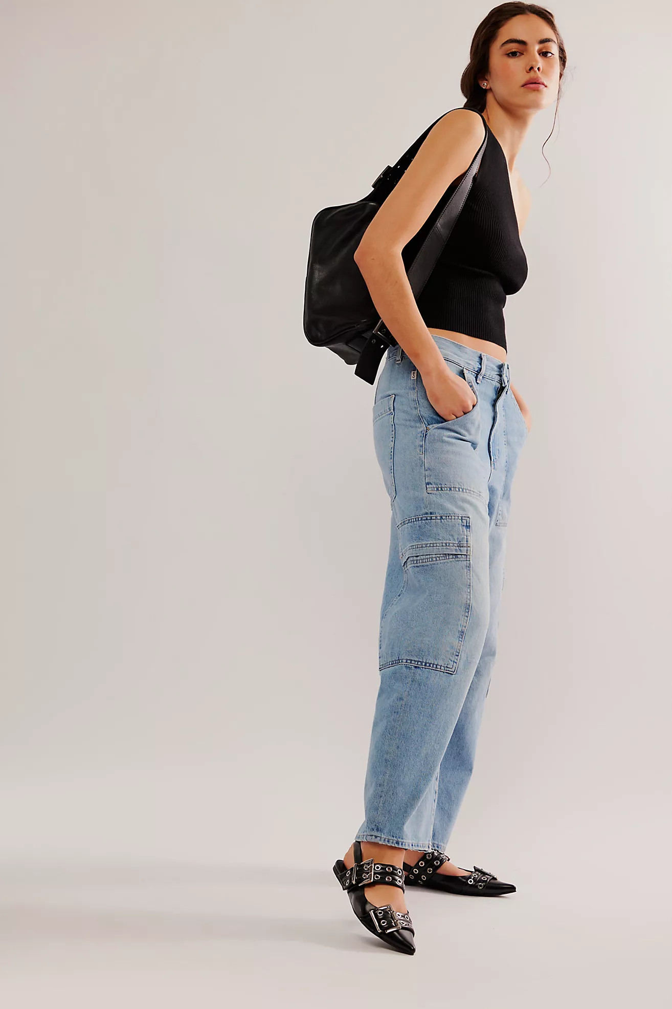 Lilly Buckle Slingback Flats | Free People (Global - UK&FR Excluded)