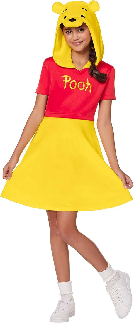 Spirit Halloween Disney Kids Winnie the Pooh Dress Costume | Officially Licensed | Pooh Bear Cost... | Amazon (US)