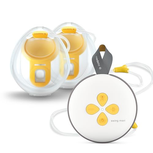 Medela Swing Maxi Hands-Free Double Electric Breast Pump, Easy and Intuitive Design for On-the-Go, Compatible with Medela Family App | Amazon (UK)