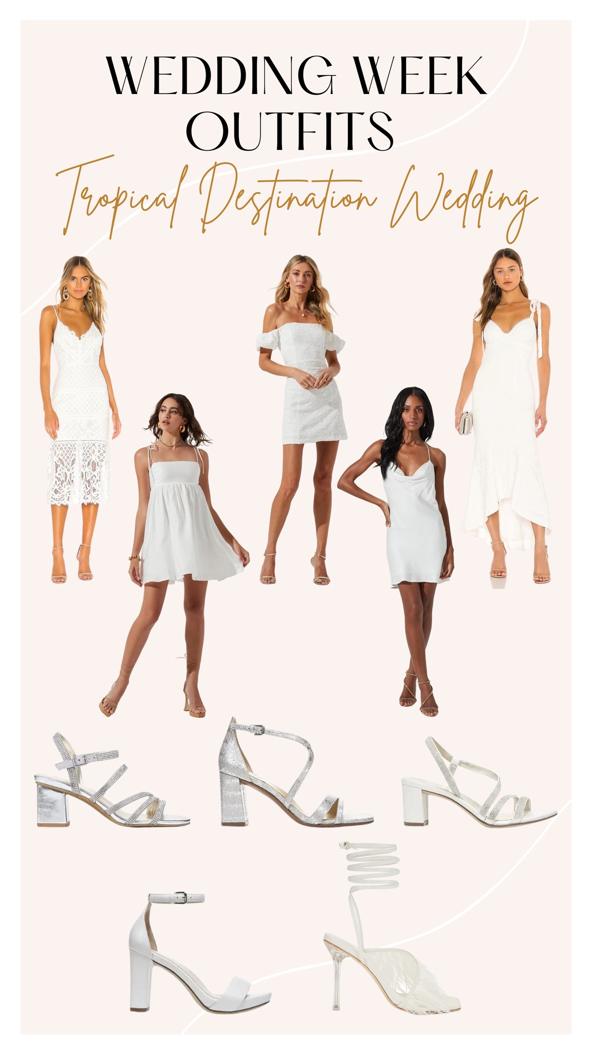 Wedding week outfits for a destination bride! Bridal celebrations outfit inspo for cocktail parties, showers, welcome dinners, and more!

#LTKtravel #LTKwedding