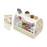 Melissa & Doug Wooden Scoop and Serve Ice Cream Counter (28 pcs) - Play Food and Accessories | Amazon (US)