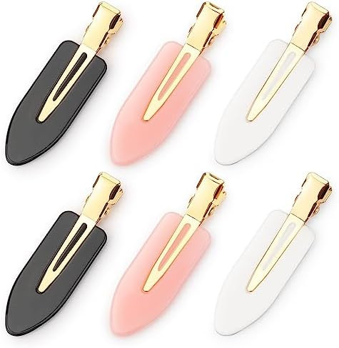 D 6 Pcs Creaseless Hair Clips for Makeup | Amazon (US)