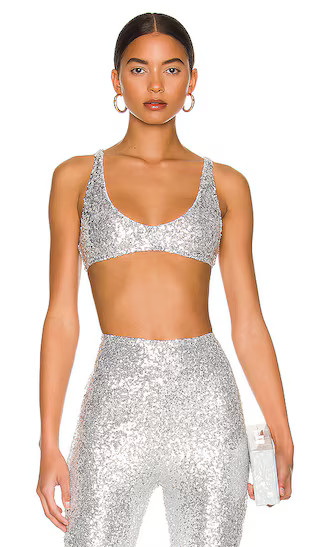 Shine On Bra in Silver | Revolve Clothing (Global)