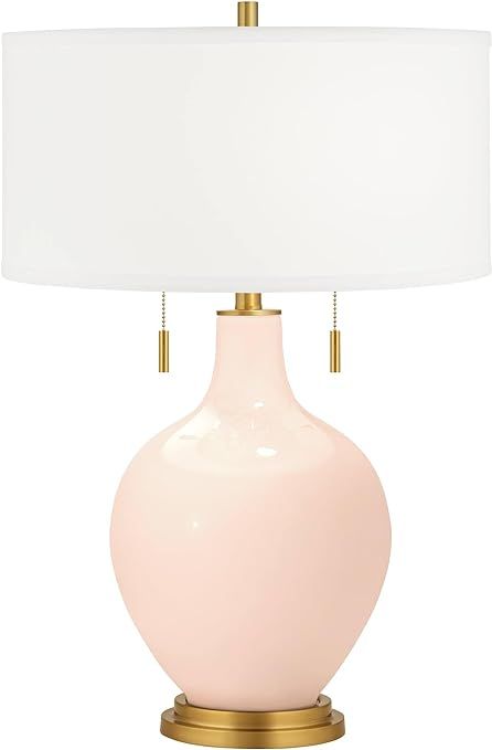 Color + Plus Linen Toby Brass Accents Table Lamp | Amazon (US)