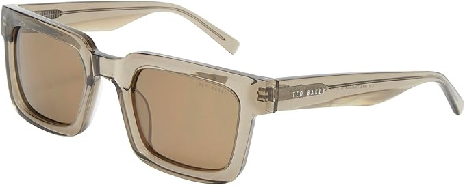 Ted Baker TMS179 Men's Chunky Square Polarized Sunglasses, 51 mm, UV400 Protection | Amazon (US)